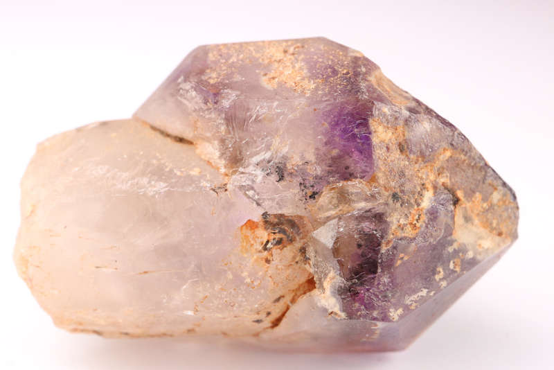 Amethyst In Quartz Scepter, Gobobosebberge Mnt, Namibia