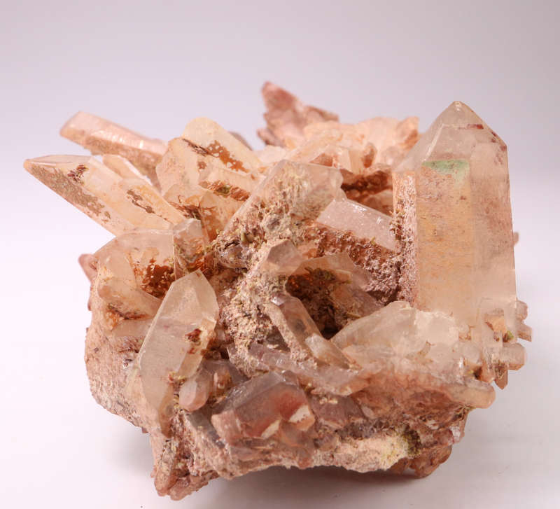 Epidote included Quartz Cluster, Artonvilla Mine, Musina, South Africa
