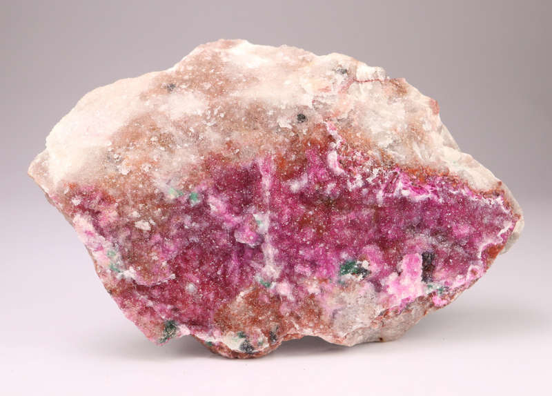 Quartz over Cobaltoan Calcite on Matrix, Mashamba West Mine, DRC