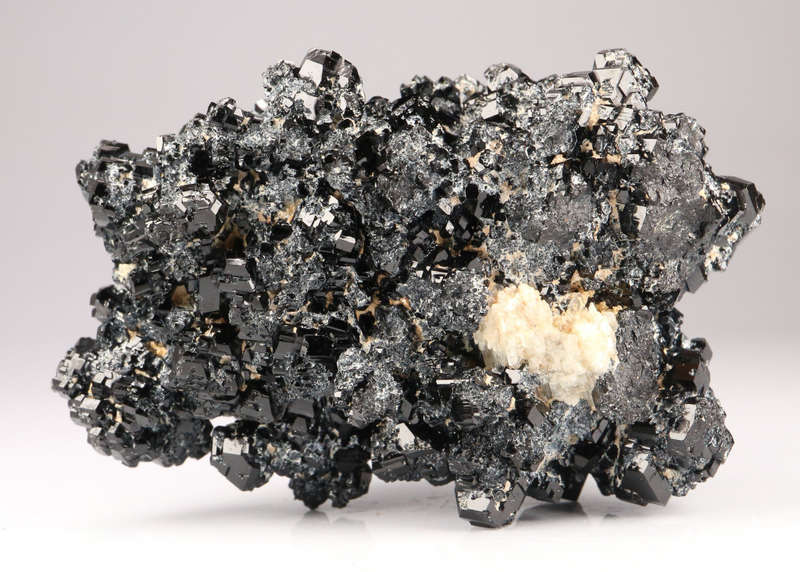 Black Tourmaline Cluster, Erongo Mnt, Namibia