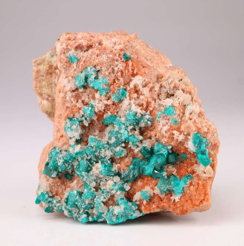 Dioptase on Matrix, Kaokoveld Region, Namibia