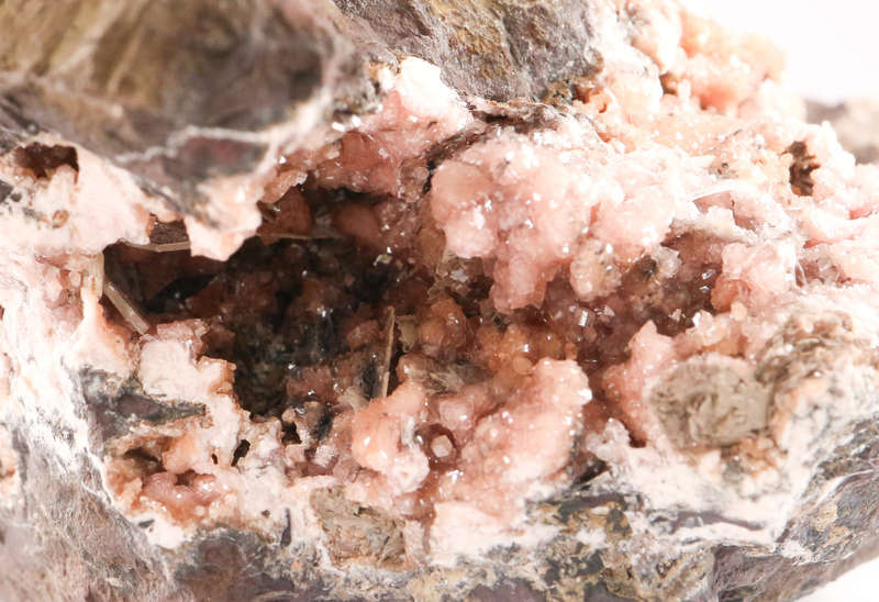 Rhodochrosite and Baryte on Matrix, N`Chwaning II, Northern Cape, South Africa