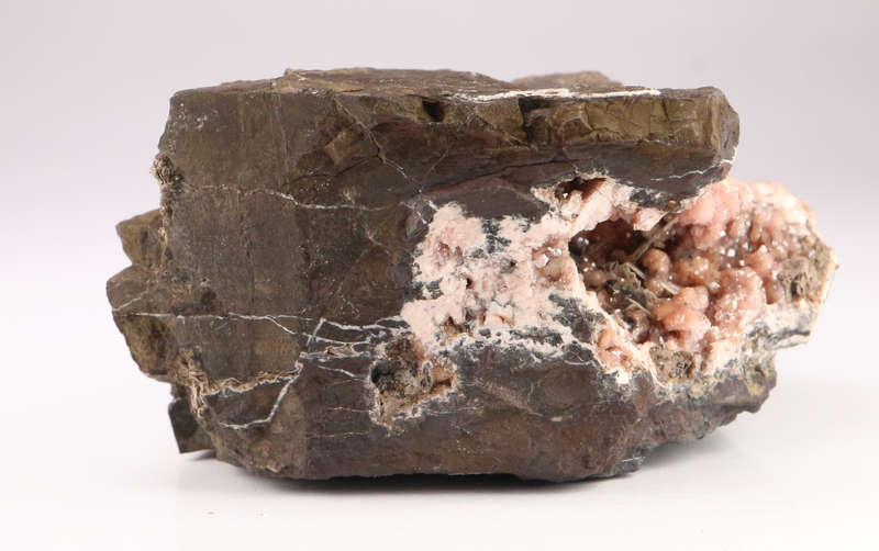 Rhodochrosite and Baryte on Matrix, N`Chwaning II, Northern Cape, South Africa