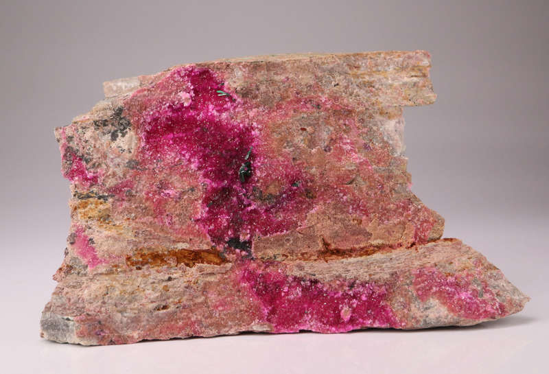 Cobaltoan Calcite on Matrix, Mashamba West Mine, DRC