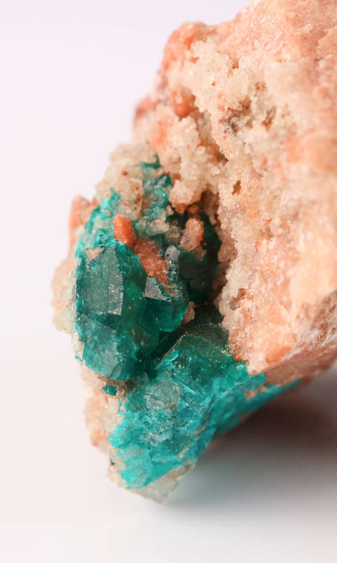 Dioptase on Matrix, Kaokoveld Region, Namibia