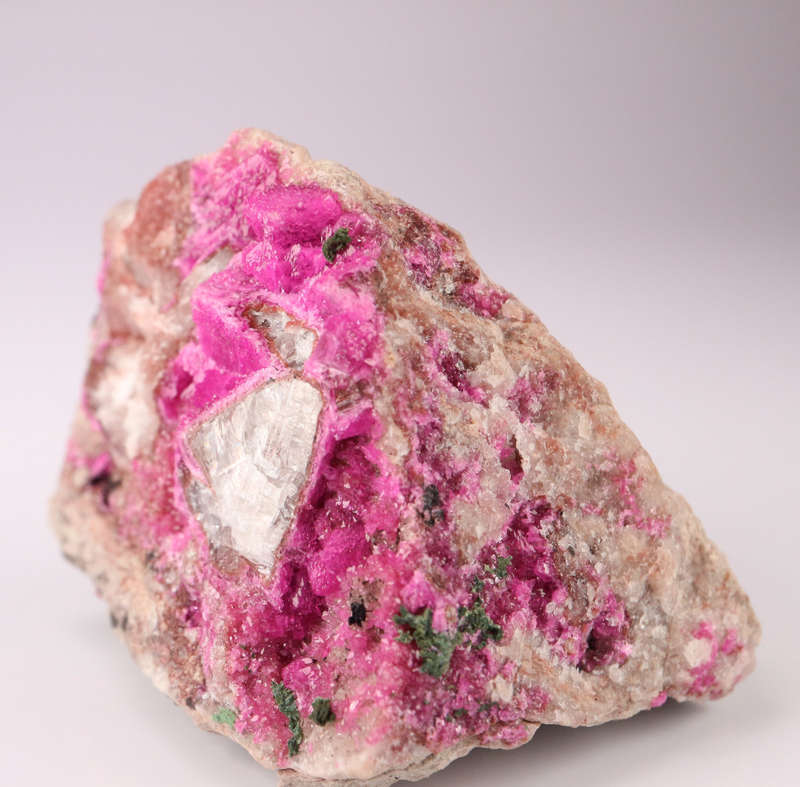 Cobaltoan Calcite on Matrix, Mashamba West Mine, DRC