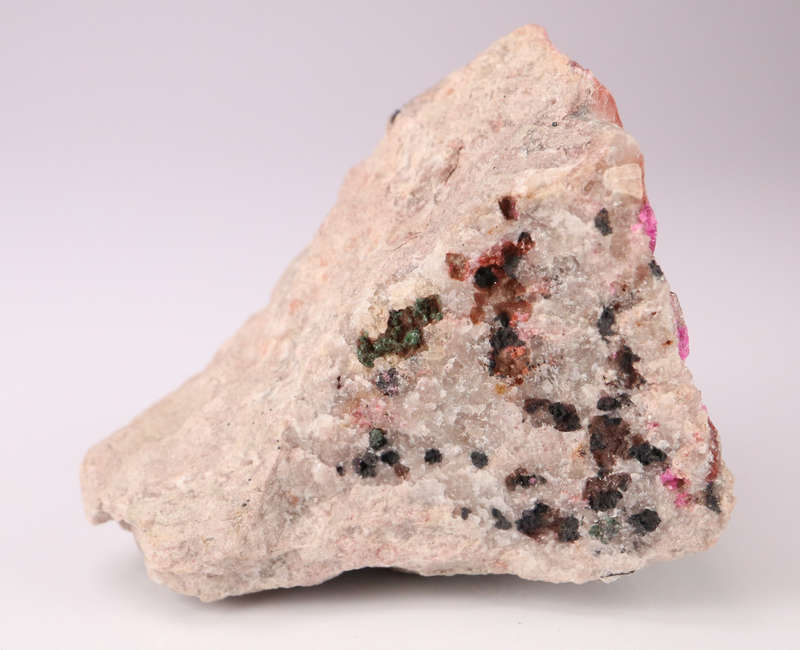 Cobaltoan Calcite on Matrix, Mashamba West Mine, DRC