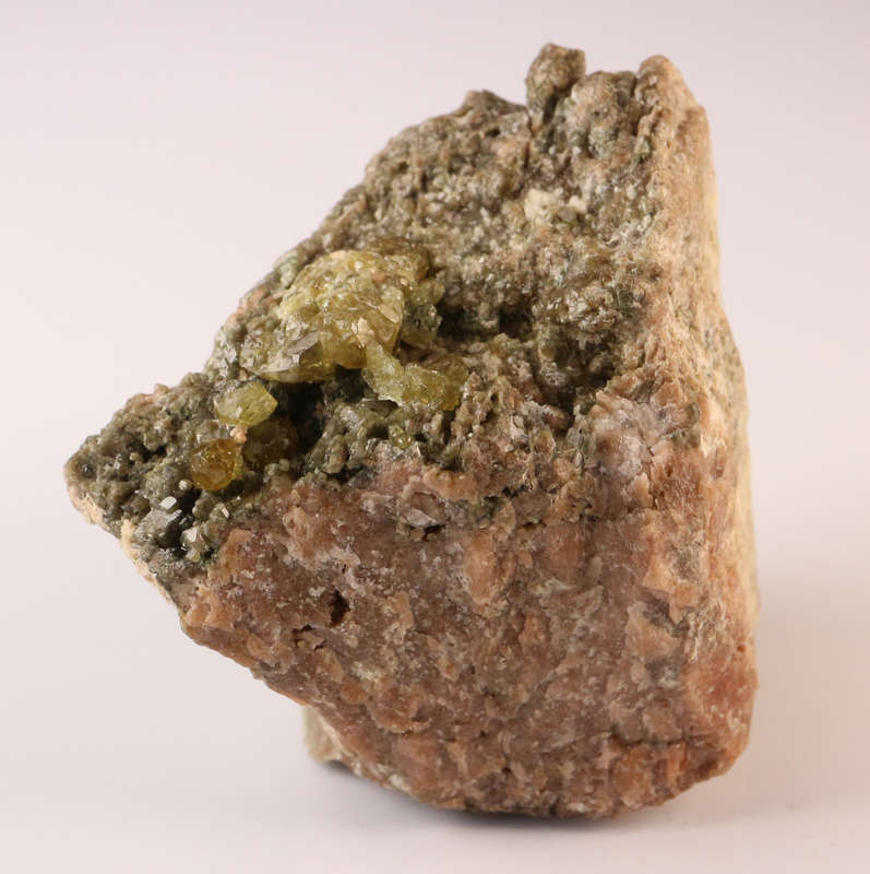 Demantoid Garnet on Matrix, Erongo Mnt Region, Namibia