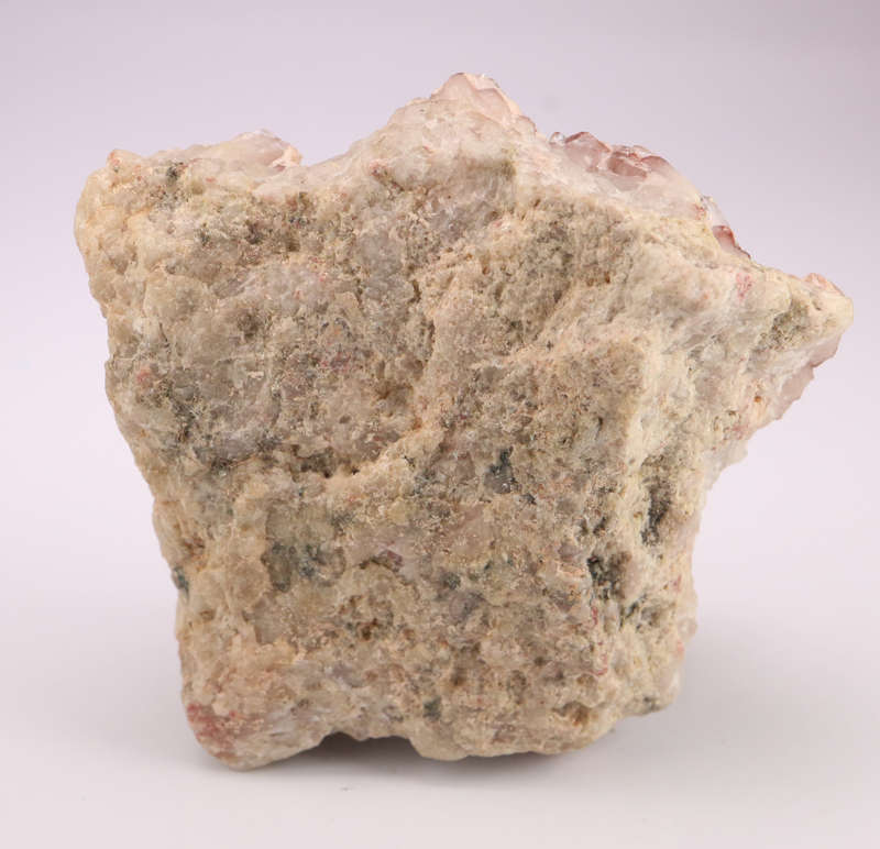 Red Hematite in Quartz Cluster, Orange River Area, Northern Cape, South Africa