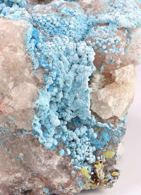 Shattuckite Included Quartz on Matrix, Kaokoveld Region, Namibia