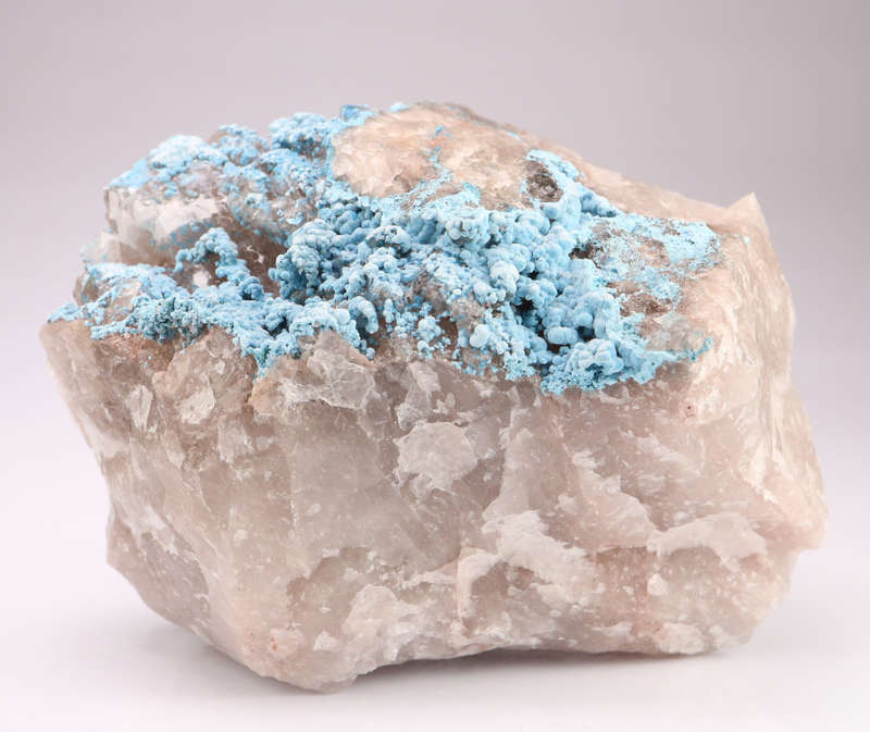 Shattuckite Included Quartz on Matrix, Kaokoveld Region, Namibia