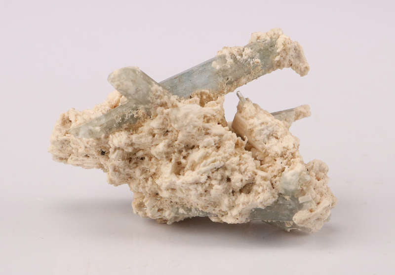 Aquamarine on Feldspar, Erongo Mnt, Namibia