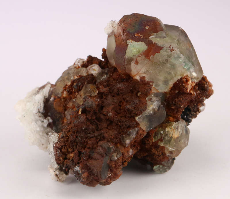 Hyalite on Fluorite Cluster, Erongo Mnt Region, Namibia