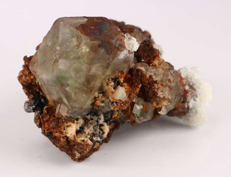 Hyalite on Fluorite Cluster, Erongo Mnt Region, Namibia