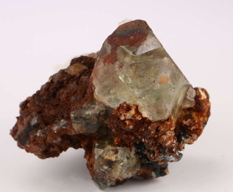 Hyalite on Fluorite Cluster, Erongo Mnt Region, Namibia