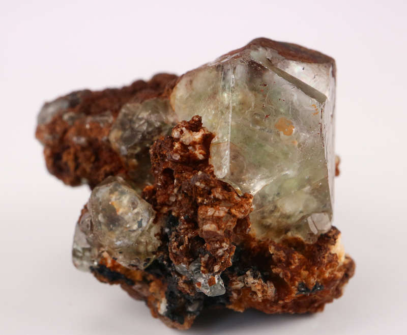 Hyalite on Fluorite Cluster, Erongo Mnt Region, Namibia