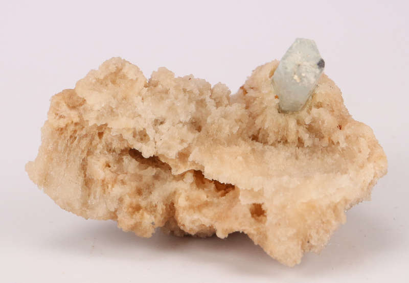 Aquamarine on Feldspar, Erongo Mnt Region, Namibia
