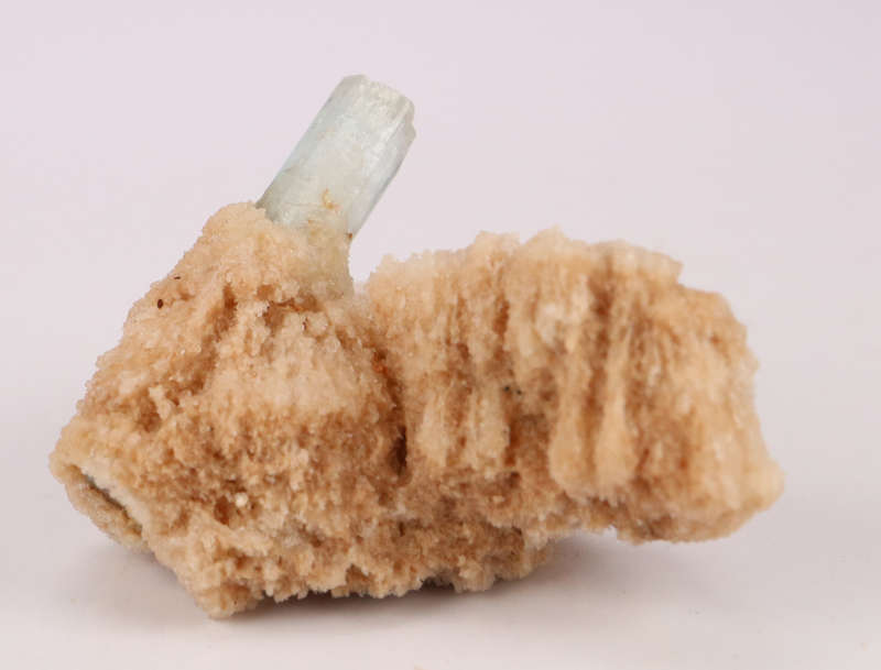 Aquamarine on Feldspar, Erongo Mnt Region, Namibia
