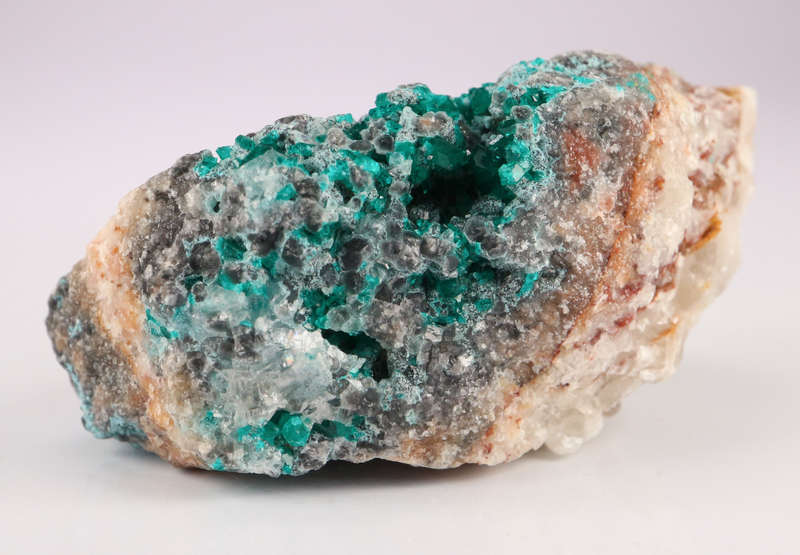 Dioptase on Matrix, Kaokoveld Region, Namibia