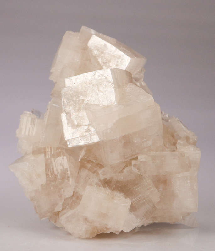 Hydroxyapophyllite and Calcite on Matrix, N`Chwaning II, Northern Cape, South Africa