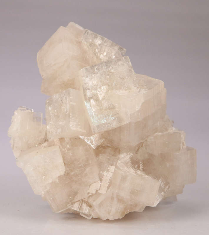 Hydroxyapophyllite and Calcite on Matrix, N`Chwaning II, Northern Cape, South Africa