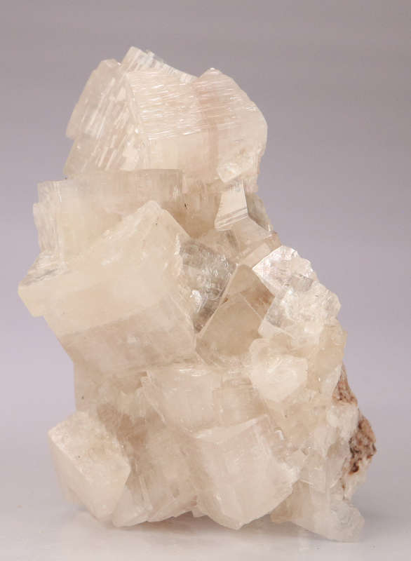Hydroxyapophyllite and Calcite on Matrix, N`Chwaning II, Northern Cape, South Africa