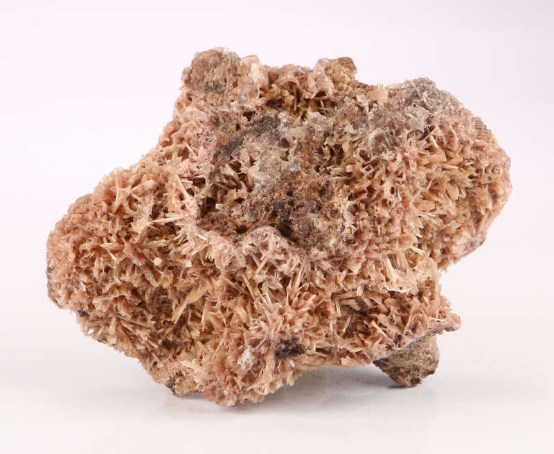 Inesite and Calcite on Matrix, N`Chwaning II, Northern Cape, South Africa