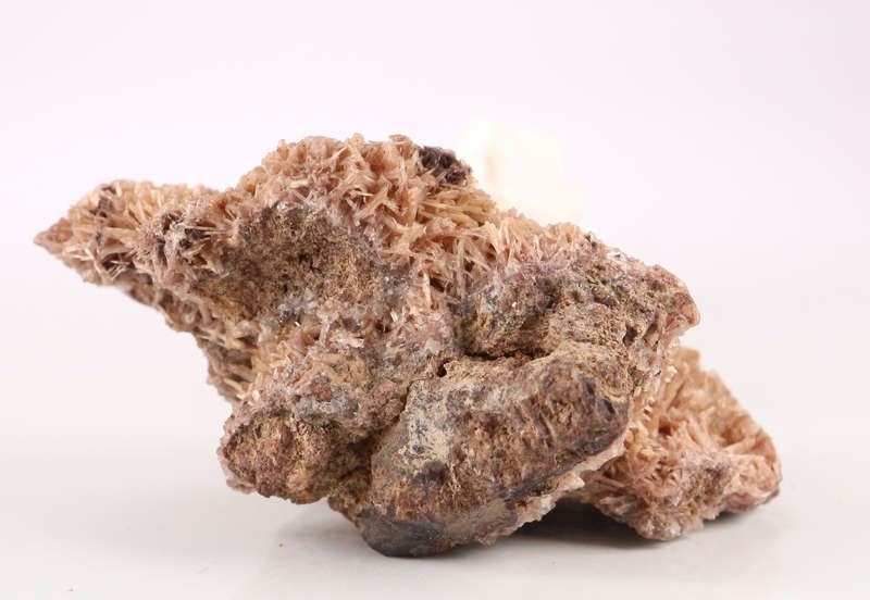 Inesite and Calcite on Matrix, N`Chwaning II, Northern Cape, South Africa