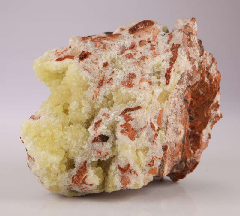 Ettringite, Andradite Garnet on Matrix, N`Chwaning II, Northern Cape, South Africa