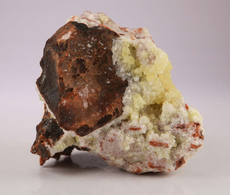 Ettringite, Andradite Garnet on Matrix, N`Chwaning II, Northern Cape, South Africa