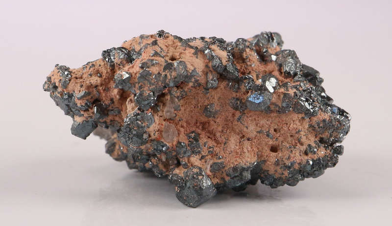 Calcite on Hematite, N`Chwaning II, Northern Cape, South Africa