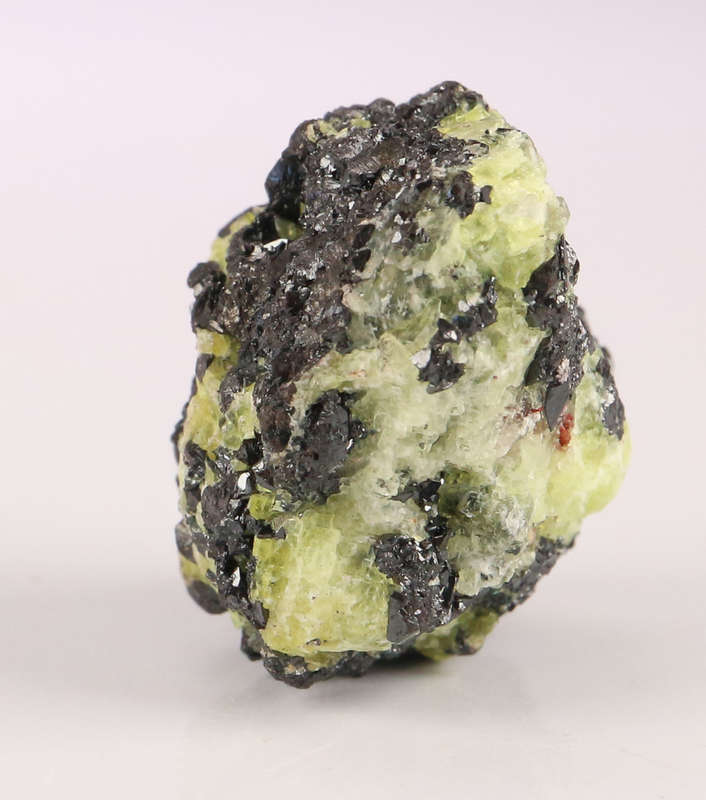 Hematite on Ettringite, N`Chwaning II, Northern Cape, South Africa
