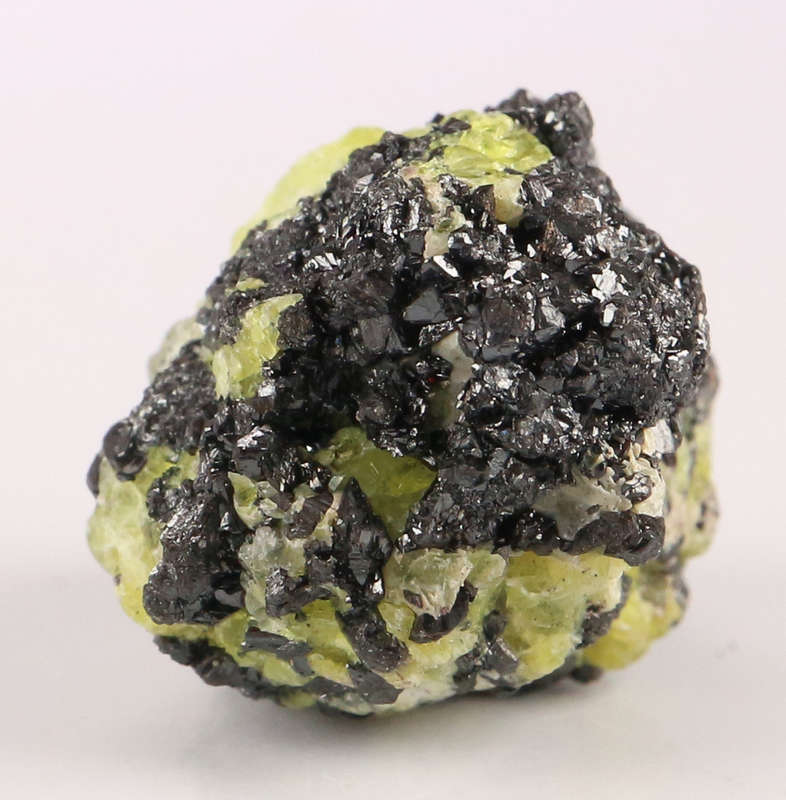 Hematite on Ettringite, N`Chwaning II, Northern Cape, South Africa