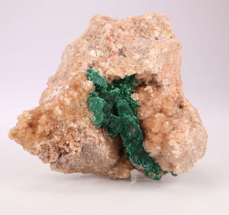Malachite on Matrix, Kaokoveld Region, Namibia