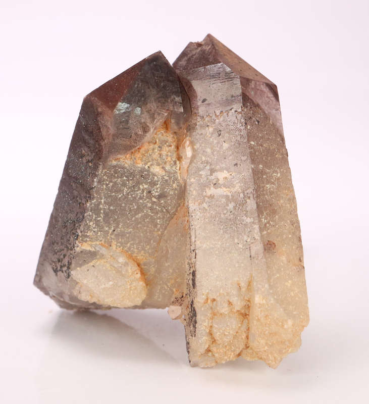 Hematite on Quartz Cluster, Orange River Area, Northern Cape, South Africa