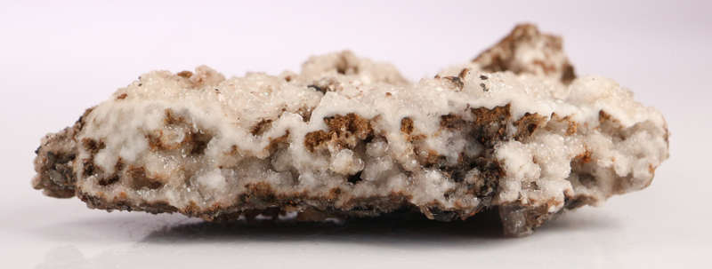 Inesite, Calcite on Matrix, N`Chwaning II, Northern Cape, South Africa