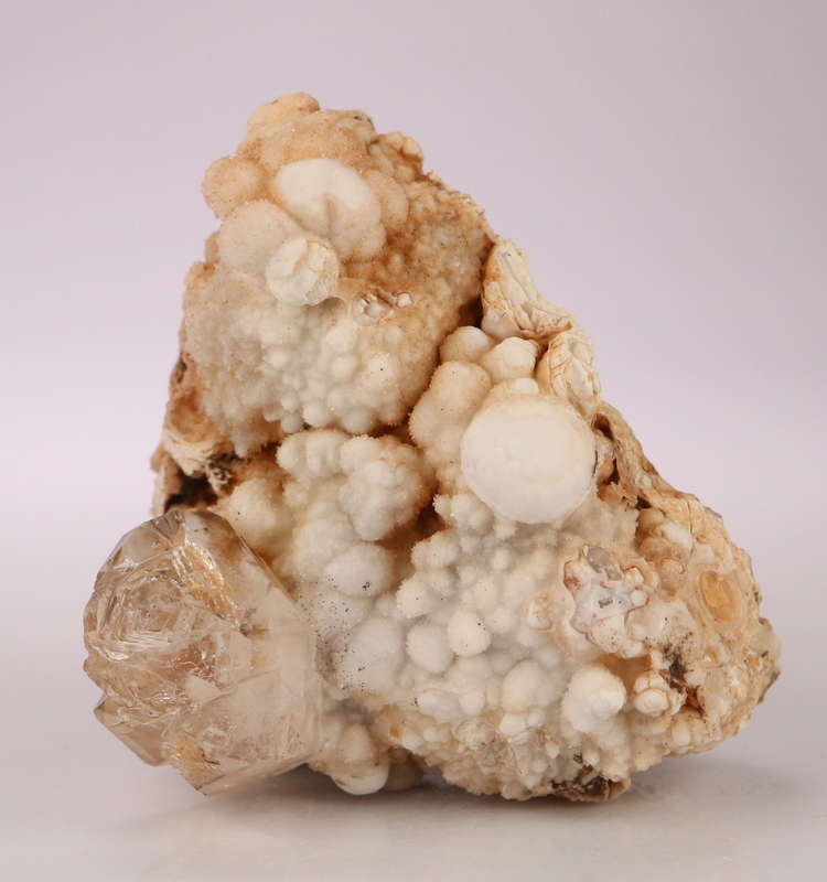 Smoky Quartz, Calcite on MatrixGobobosebberge Mnt, Namibia