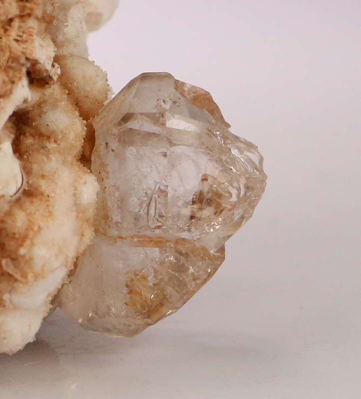 Smoky Quartz, Calcite on MatrixGobobosebberge Mnt, Namibia