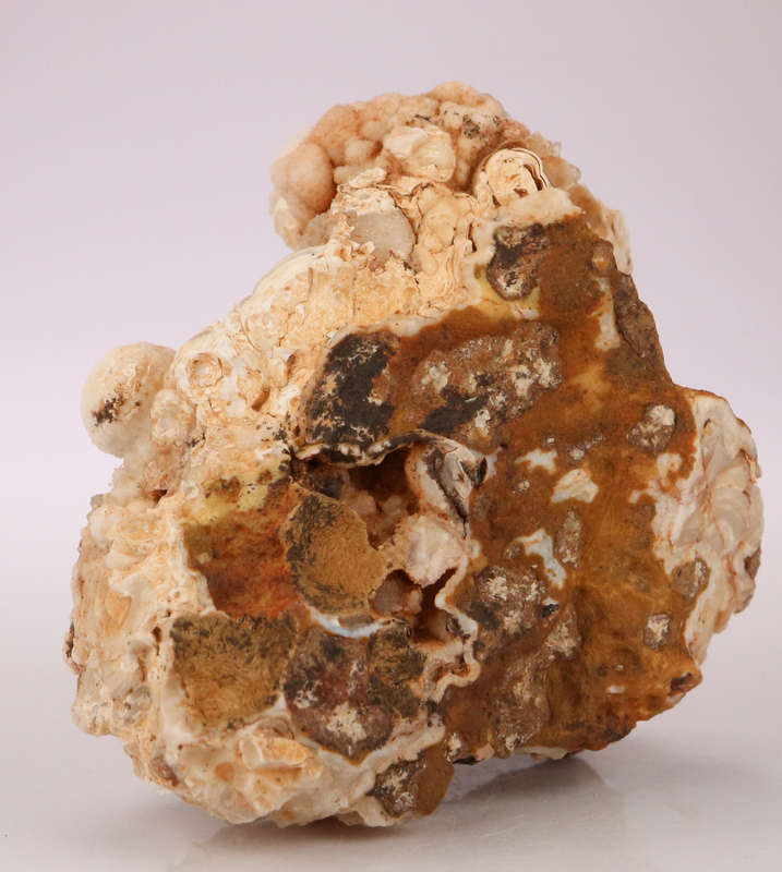 Smoky Quartz, Calcite on MatrixGobobosebberge Mnt, Namibia