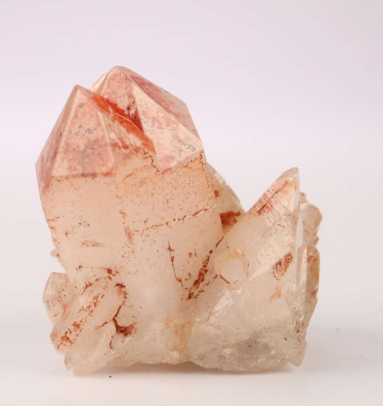 Red Hematite incl Quartz Cluster, Orange River Area, Northern Cape, South Africa