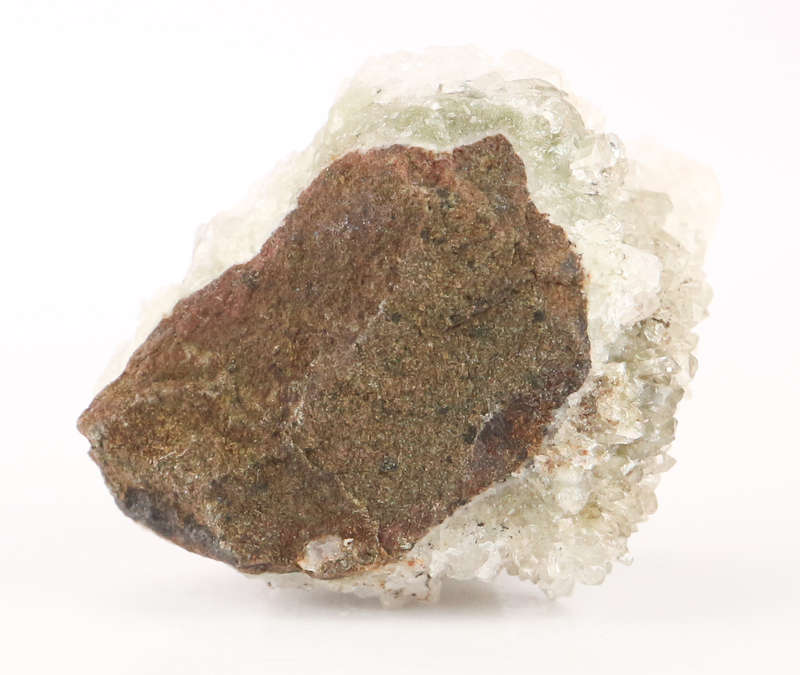 Analcime on Quartz on Matrix, Gobobosebberge Mnt, Namibia