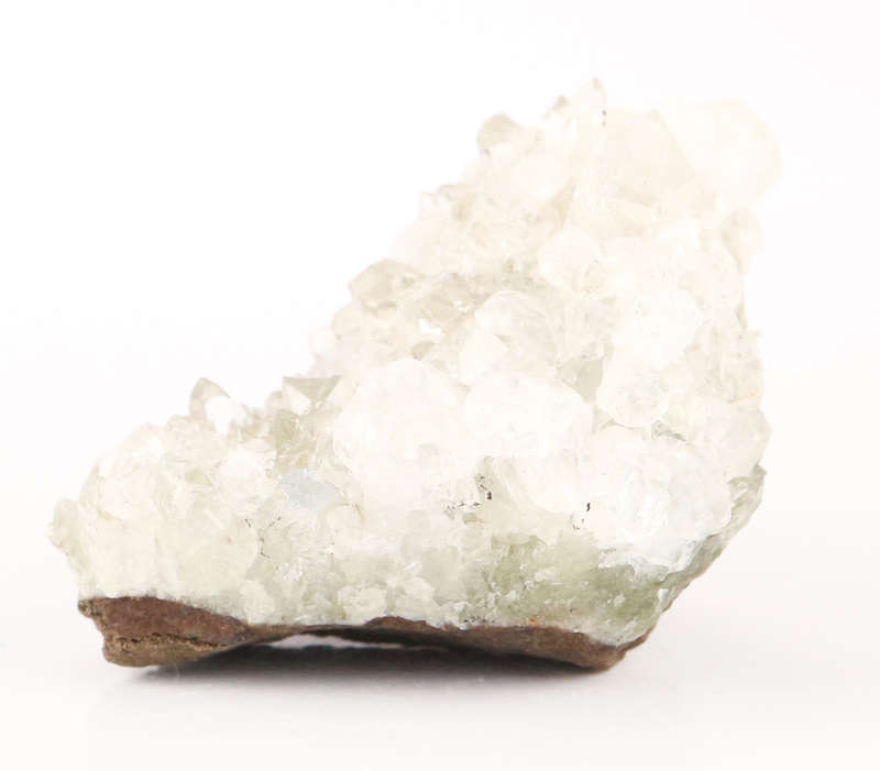 Analcime on Quartz on Matrix, Gobobosebberge Mnt, Namibia