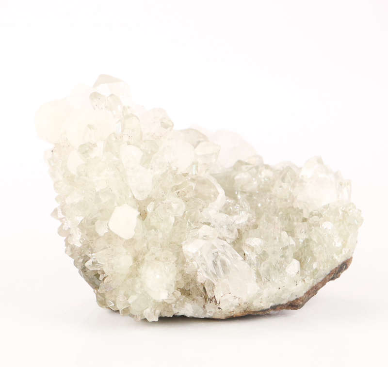 Analcime on Quartz on Matrix, Gobobosebberge Mnt, Namibia