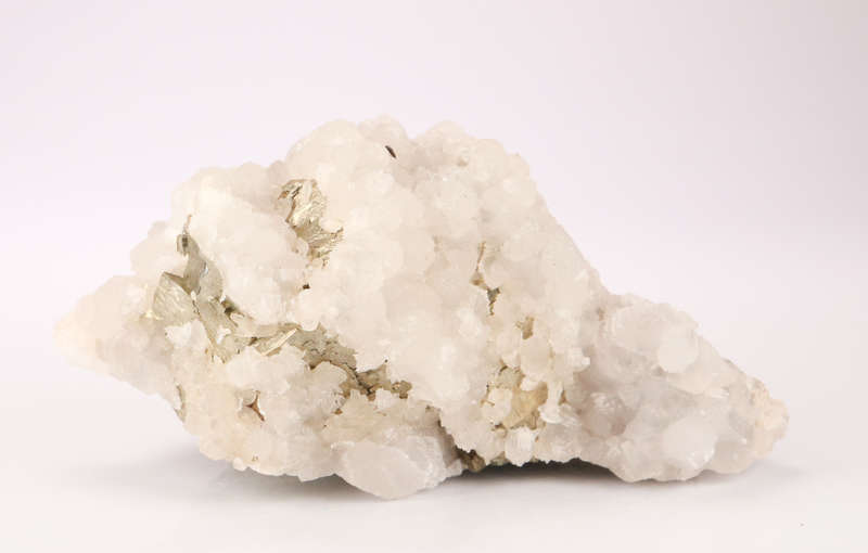Calcite on Pyrite, N`Chwaning II, Northern Cape, South Africa