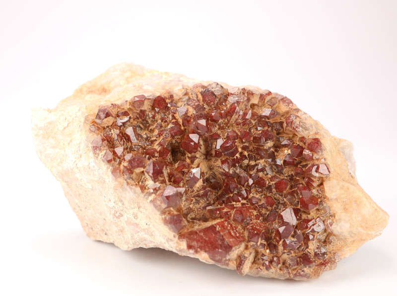 Red Hematite incl Quartz Cluster, Orange River Area, Northern Cape, South Africa