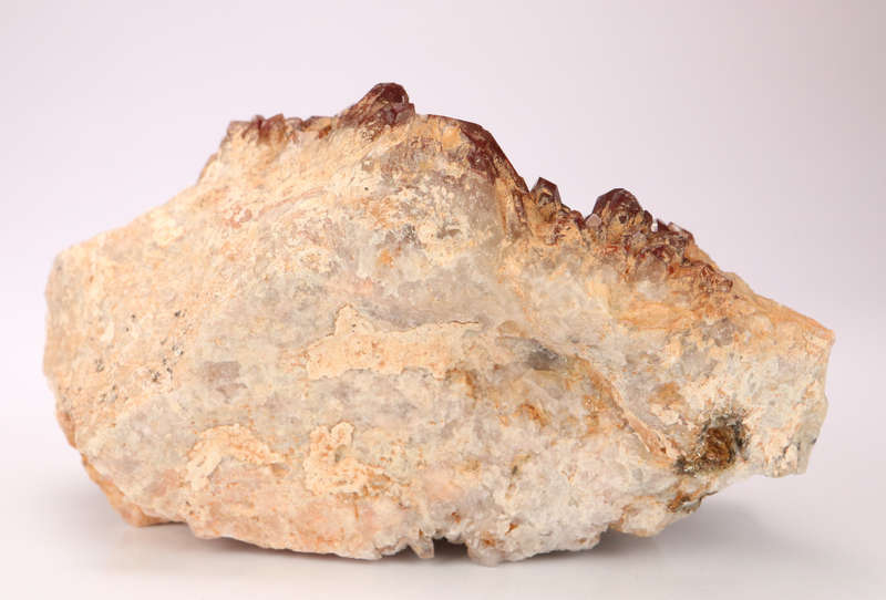 Red Hematite incl Quartz Cluster, Orange River Area, Northern Cape, South Africa