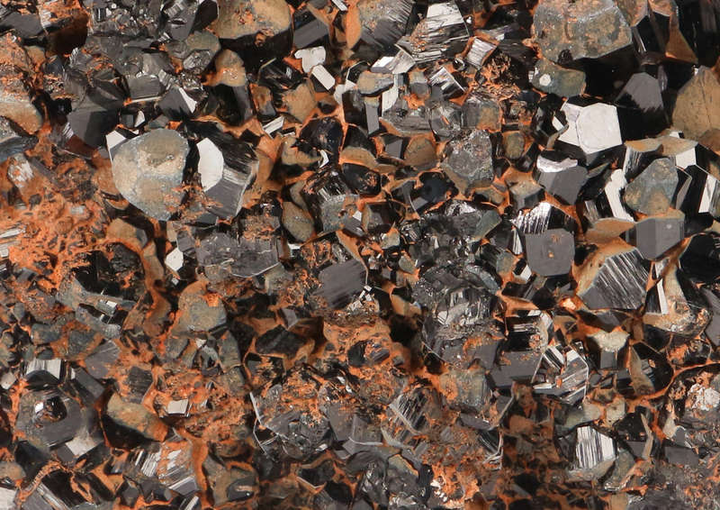 Schorl Cluster, Erongo Mnt Region, Namibia