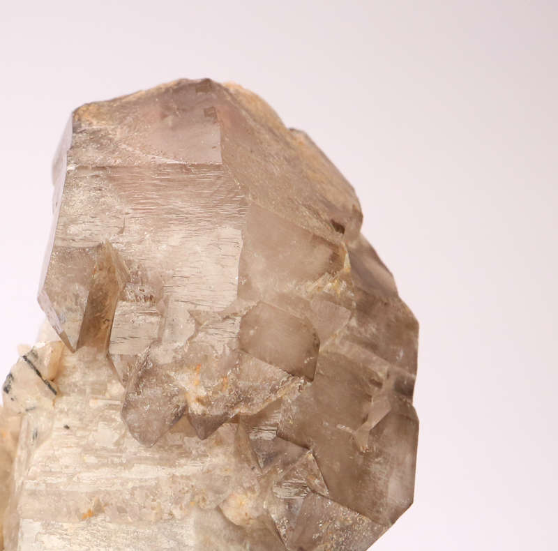 Schorl on Quartz, Erongo Mnt Region, Namibia