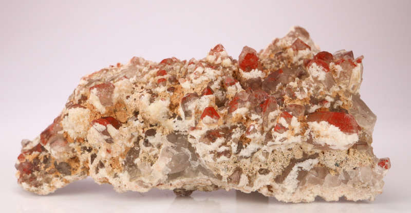 Red Hematite incl Quartz Cluster, Orange River Area, Northern Cape, South Africa