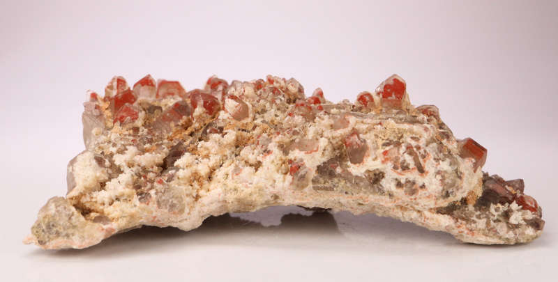 Red Hematite incl Quartz Cluster, Orange River Area, Northern Cape, South Africa